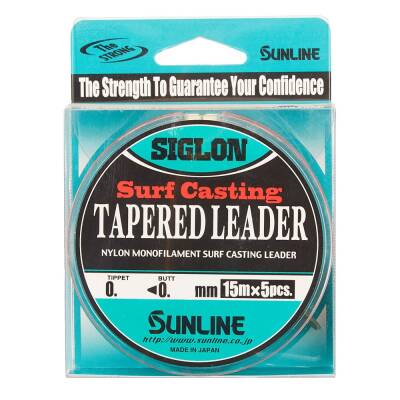 Sunline Siglon Tapered Leader 15x5m Misina - 0,23/0,47mm
