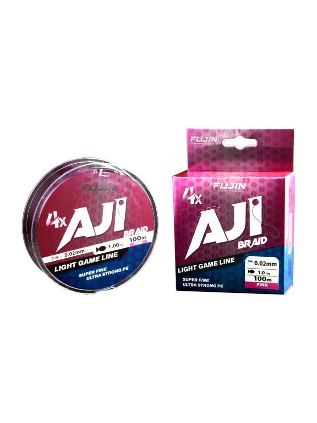 Fujin Aji Light Game Braid 4X 100mt Pink İp Misina - 1