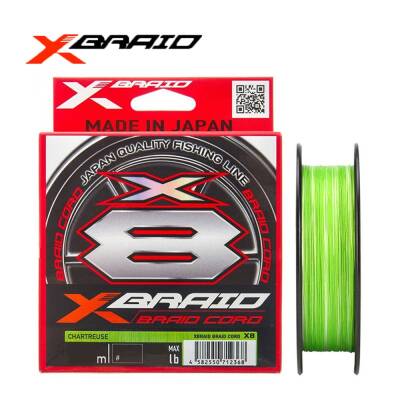 YGK X-Braid Braid Cord 8x 150m Fluo Green İp Misina